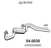 AUDI 4A0253057PX Catalytic Converter